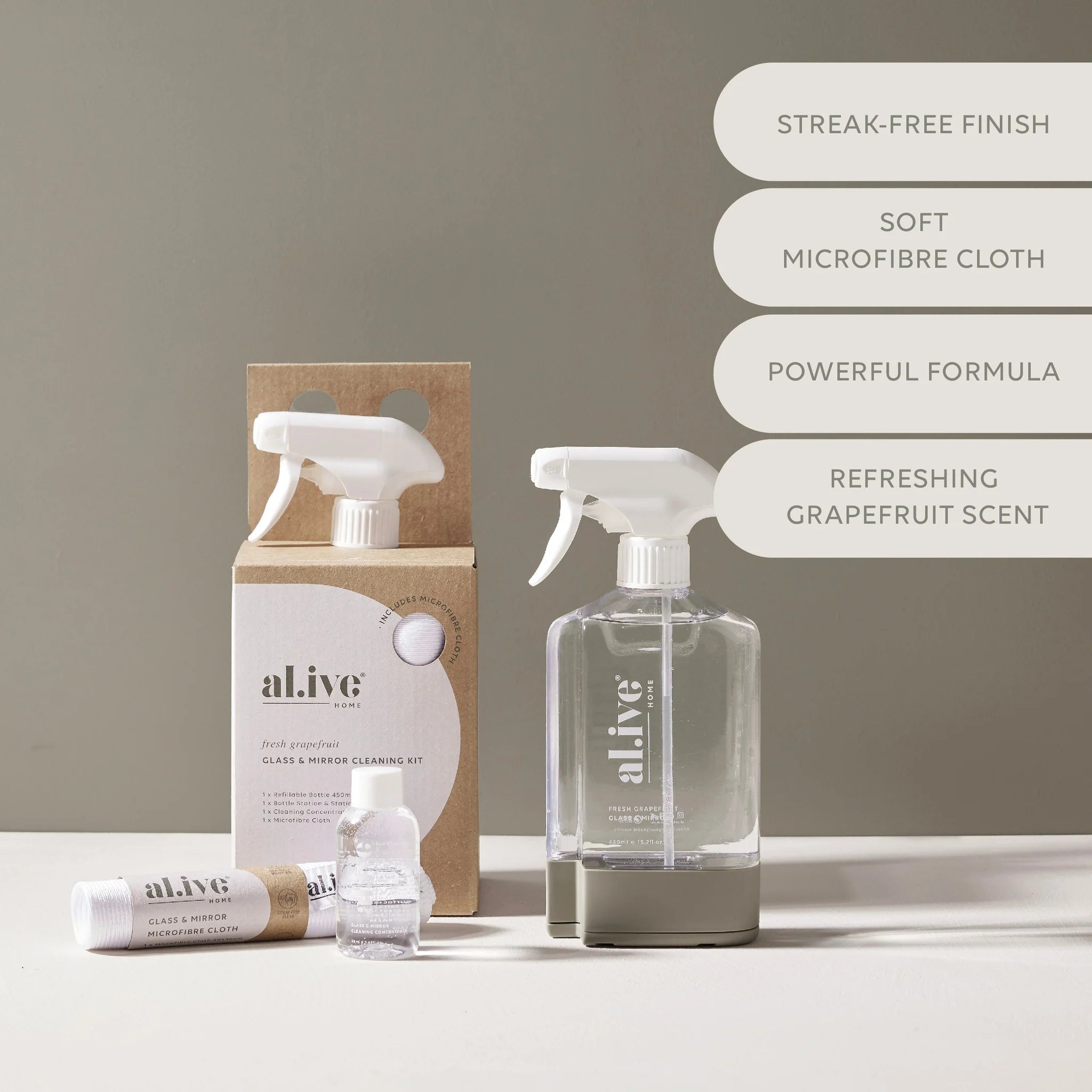 Glass and Mirror Cleaning Kit
