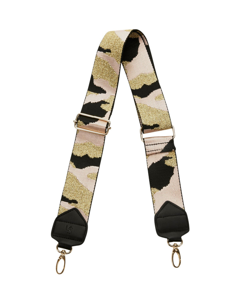 Army Pink/Gold Wide Bag Strap