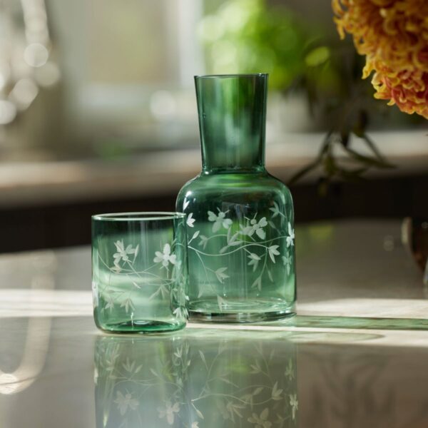 Blooming Bee 770ml Carafe Set TEAL