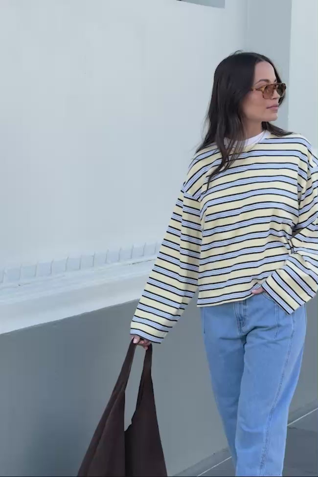 Beau Long Sleeve Slouchy Tee