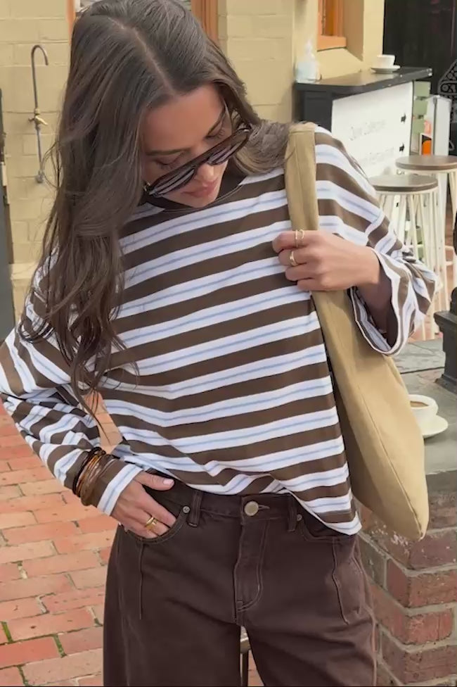 Beau Long Sleeve Slouchy Tee
