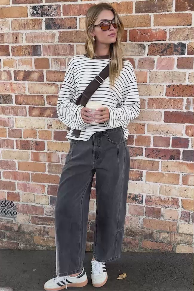 Beau Long Sleeve Slouchy Tee