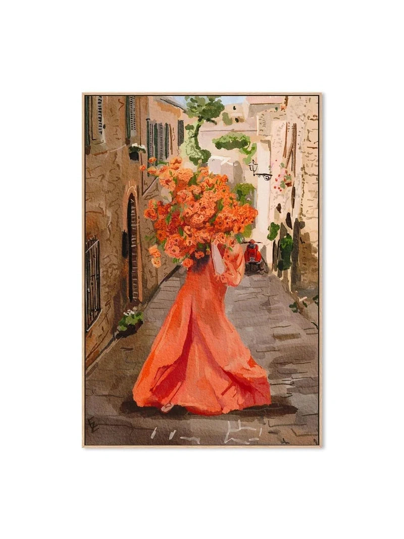 Lady In Orange