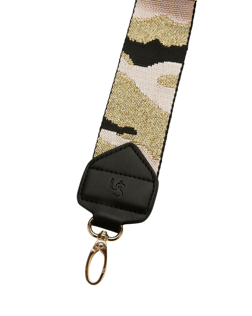 Army Pink/Gold Wide Bag Strap