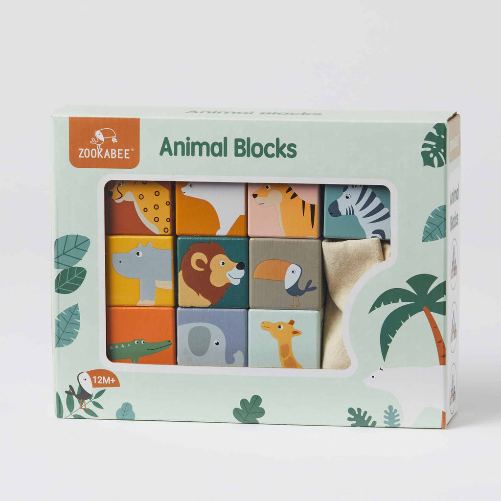 Animal Blocks 10pce Set