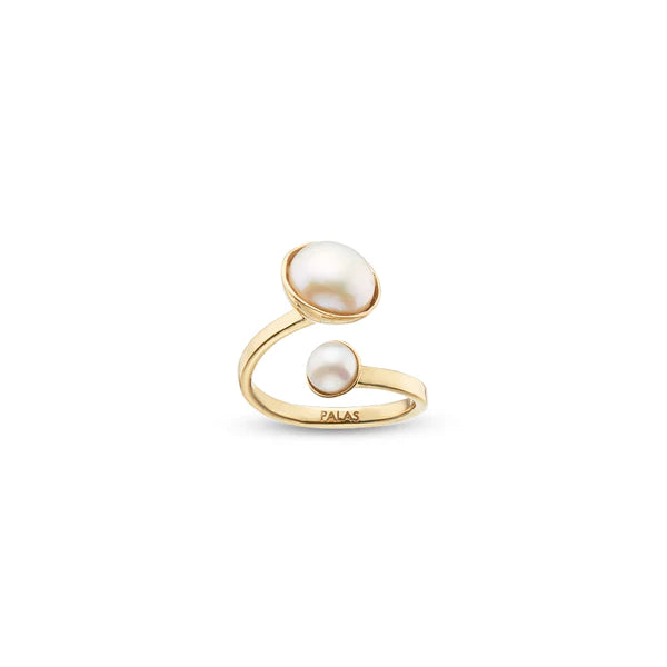 Aphrodite Double Pearl Ring