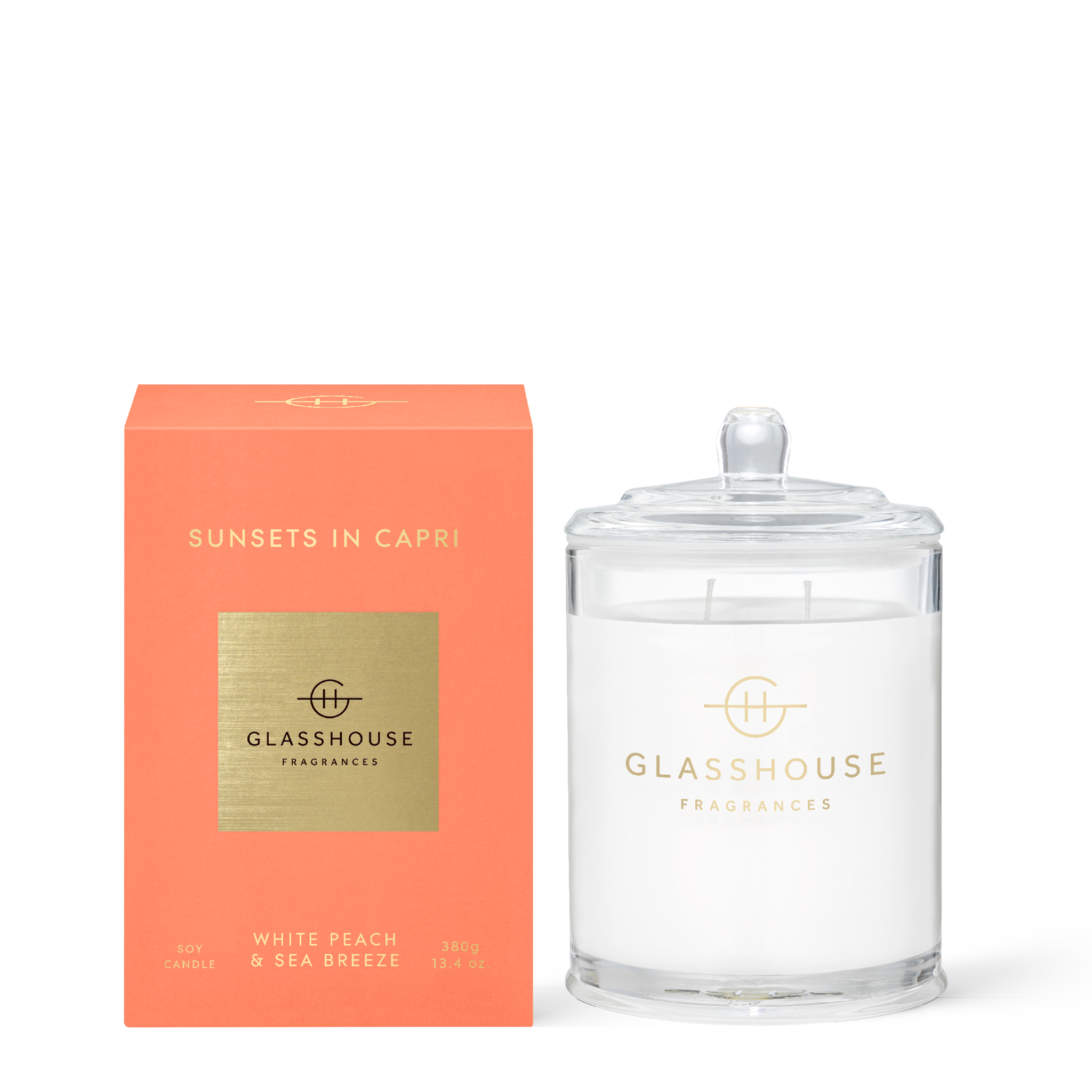 380g SUNSETS IN CAPRI Candle