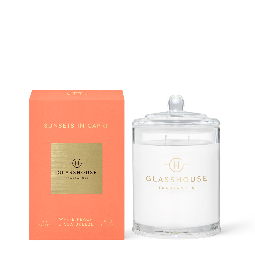 380g SUNSETS IN CAPRI Candle