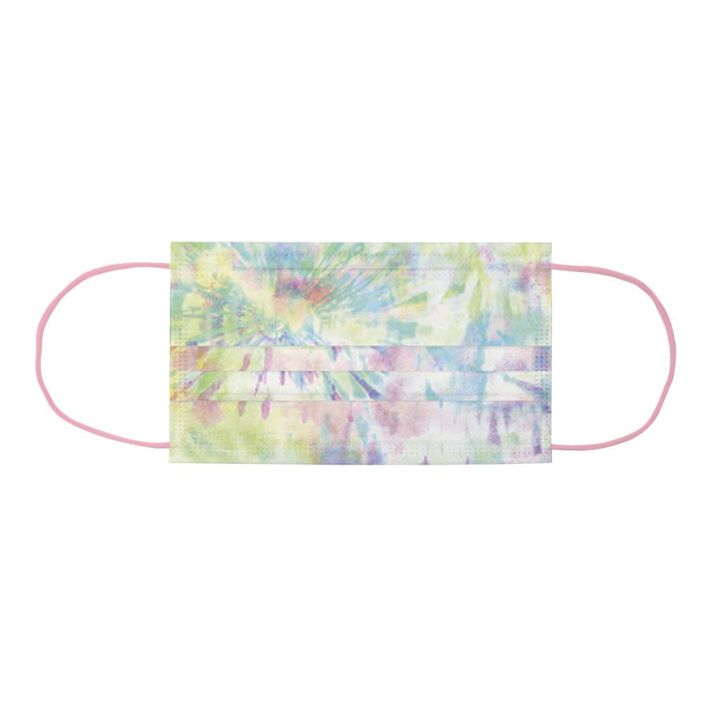 Tie Dye Rainbow Disposable Face Mask 5 Pack