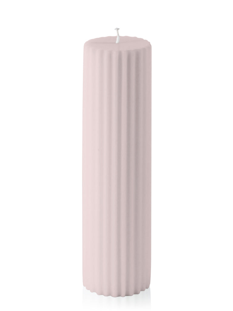 Tall Eco Fluted Pillar Candle