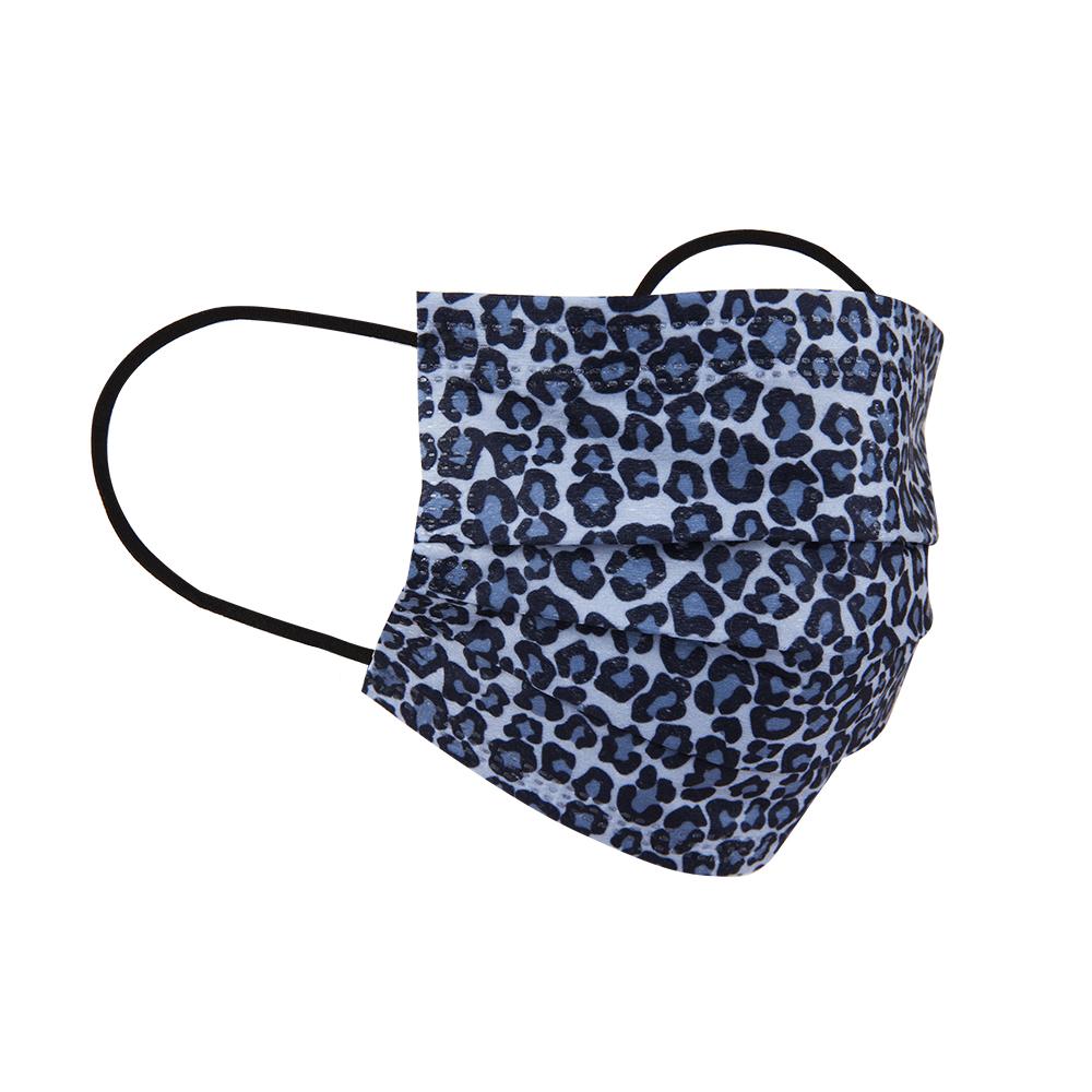 Leopard Disposable Face Mask 5 Pack