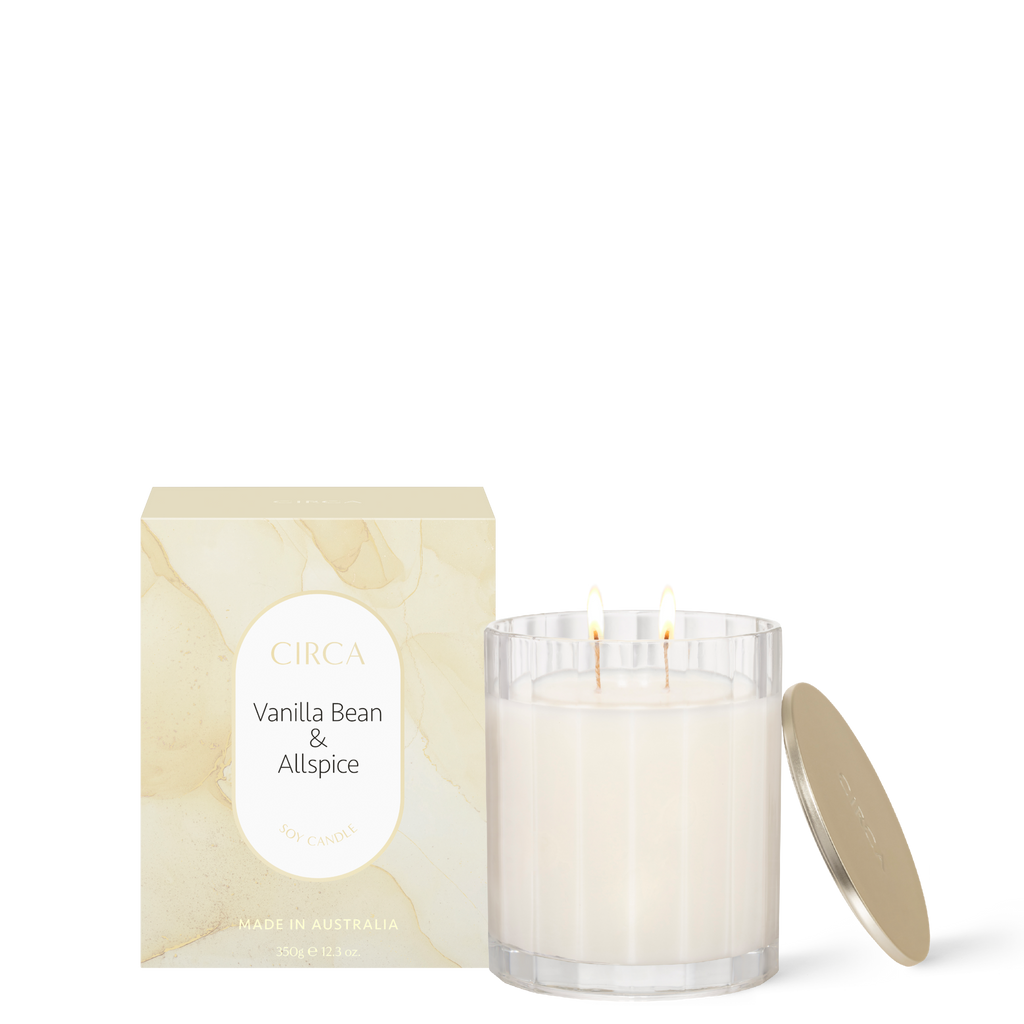 350g Candle - VANILLA BEAN & ALL SPICE